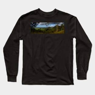 Looking towards Townsville from Pipers Lookout - Hervey Range Long Sleeve T-Shirt